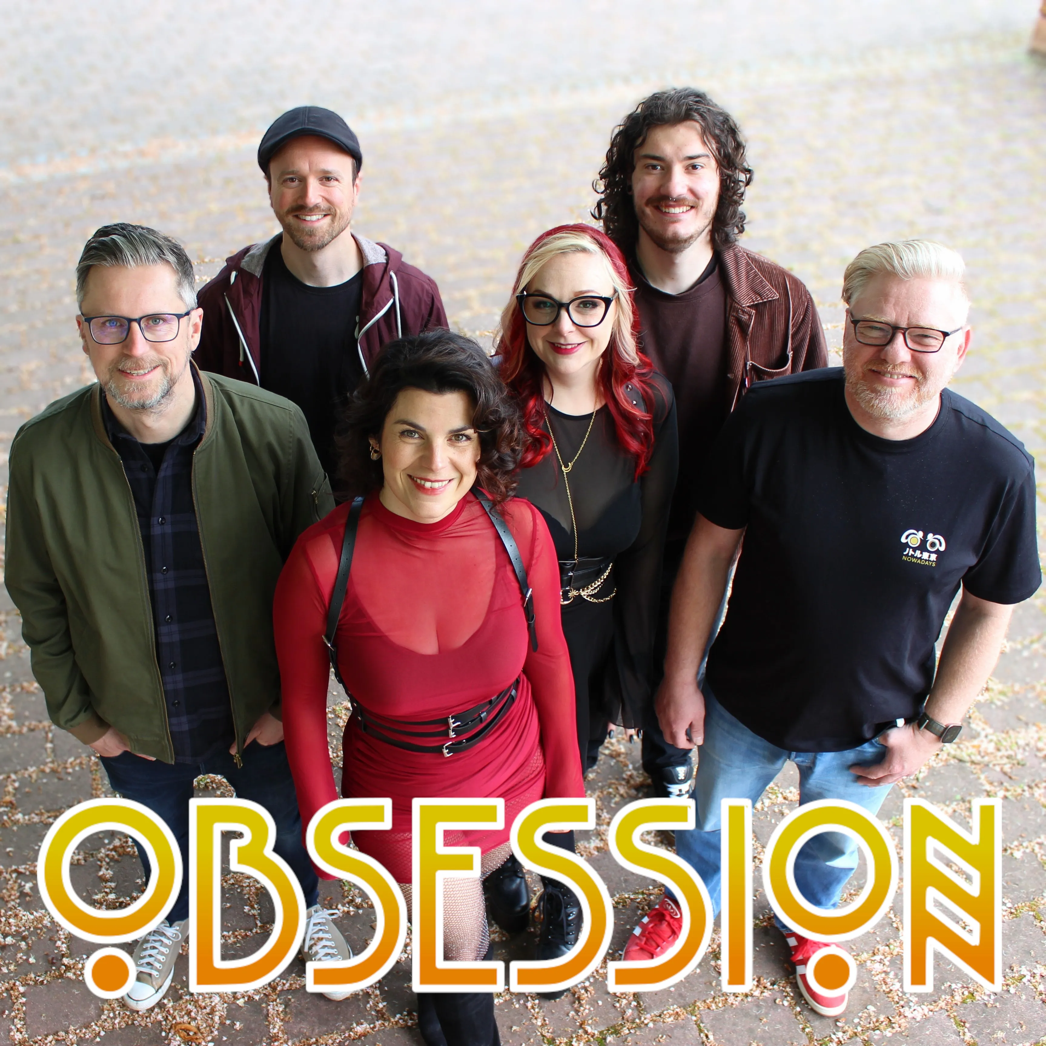 Band mit Schriftzug hell