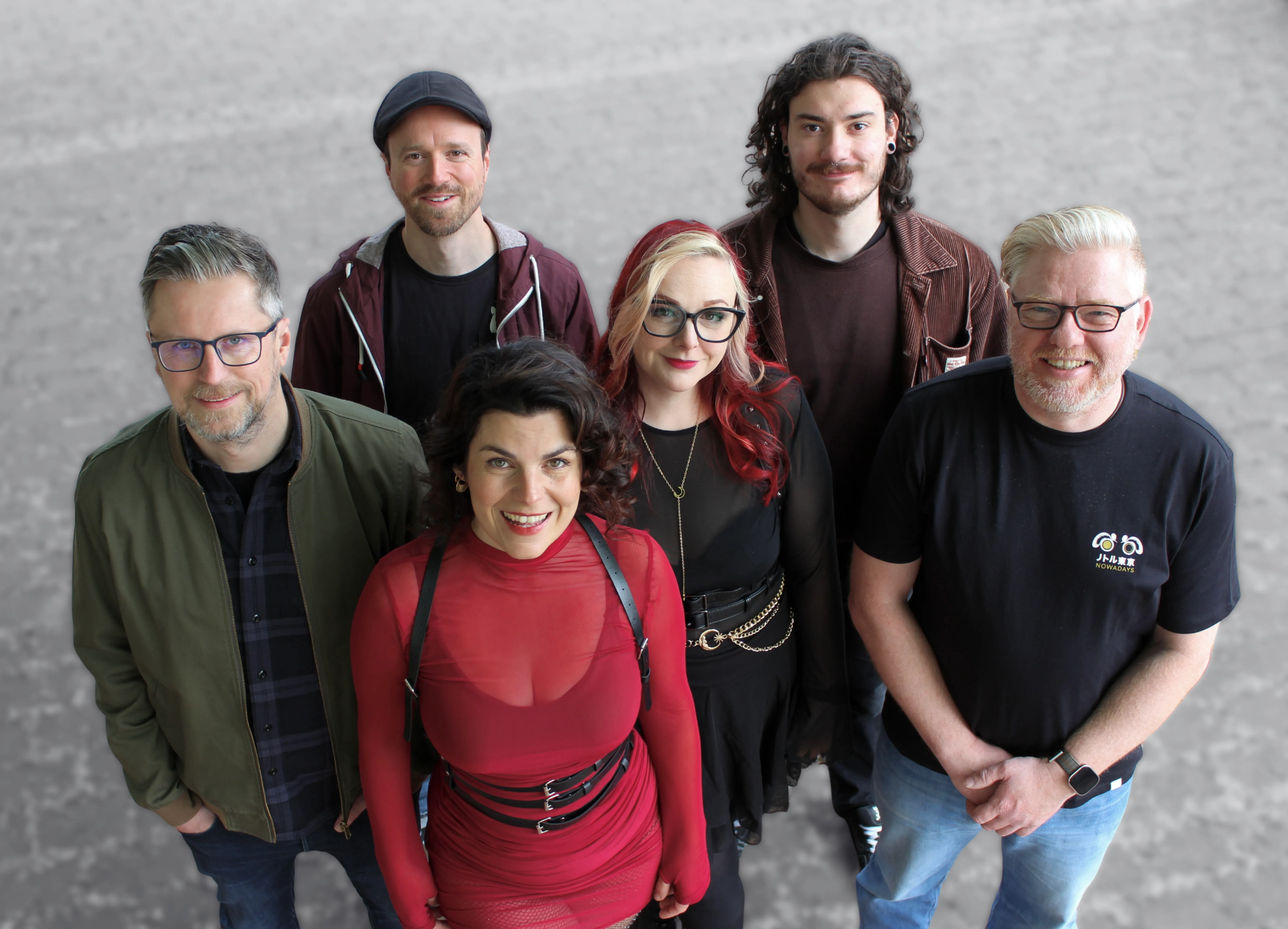 Band von oben hintergrund SW